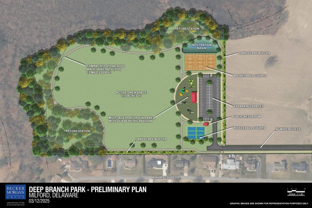 Council Sees Updated Phase I Plan for Deep Branch Park