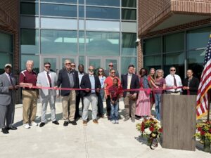 Milford Middle School dedicated with ribbon cutting