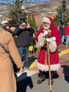 Santa arrives in Milford