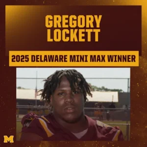 Lockett Named 2025 Delaware Mini Max Award Winner