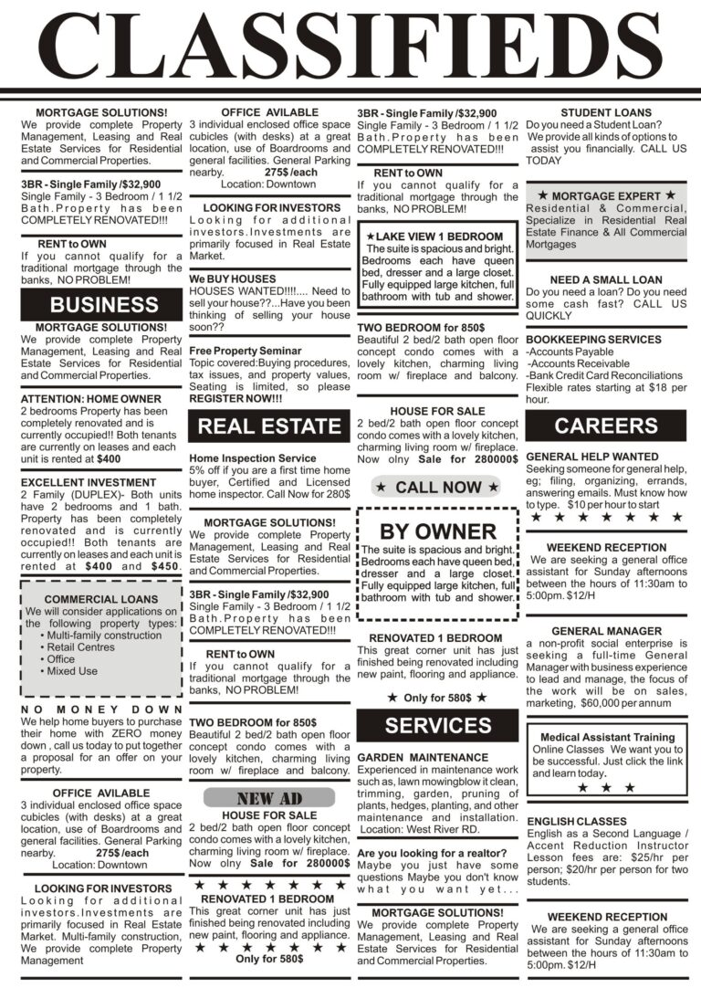 Milford Times Launches New Online Classified Advertising Service